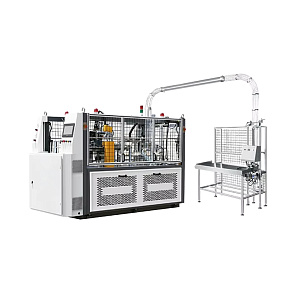 Станок для производства бумажных двухслойных стаканов для кофе с возможностью рельефного тиснения DEBAO-1250WT